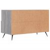 vidaXL Meuble TV Sonoma gris 80x36x50 cm Bois d'ingénierie