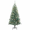 vidaXL Sapin de Noël artificiel 300 LED&boules&neige floquée 240 cm