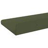 vidaXL &Eacute;tag&egrave;re flottante 3 pcs Vert olive 40 x 9 x 2,5 cm Acier