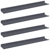 vidaXL &Eacute;tag&egrave;re flottante 4 pcs Anthracite 60 x 8,5 x 2,5 cm Acier