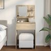 vidaXL Tables de maquillage pour chambre avec tiroir Ch&ecirc;ne Sonoma