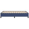 vidaXL Cadre de lit sans matelas bleu 120x190 cm tissu