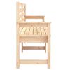 vidaXL Banc de jardin 159,5x48x91,5 cm bois massif de pin
