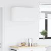 vidaXL Armoire suspendue 2 pcs Blanc 40 x 31 x 40 cm Bois d'ing&eacute;nierie