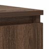 vidaXL Buffet tiroirs ch&ecirc;ne marron 100,5x35x98,5 cm bois d'ing&eacute;nierie