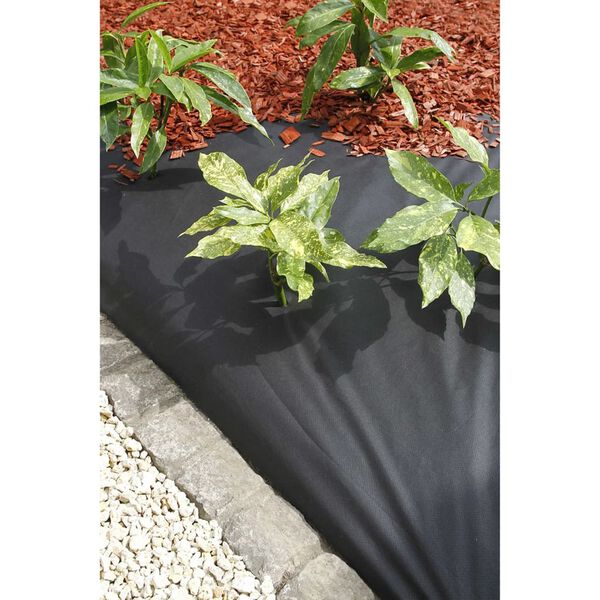 Nature Film de couverture de sol 1 x 20 m Noir 6030220