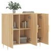 vidaXL Buffet chêne sonoma 90x34x80 cm bois d'ingénierie