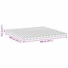 vidaXL Matelas Blanc 200 x 200 cm Tissu jacquard