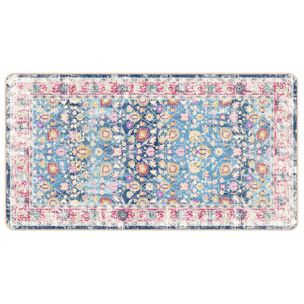 vidaXL Tapis lavable multicolore 80x150 cm
