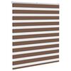 vidaXL Store z&egrave;bre marron 135x100cm largeur du tissu 130,9cm polyester