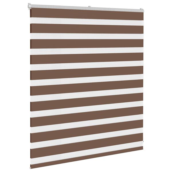 vidaXL Store z&egrave;bre marron 135x100cm largeur du tissu 130,9cm polyester