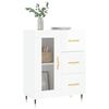 vidaXL Buffet Blanc brillant 69,5x34x90 cm Bois d'ingénierie