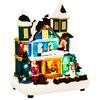 vidaXL Sc&egrave;ne de village de No&euml;l avec tra&icirc;neau SALO 19 x 13 x 24 cm
