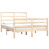 vidaXL Cadre de lit sans matelas bois massif de pin 135x190 cm