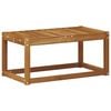 vidaXL Banc de jardin Bois d'Acacia Massif Naturel 79 x 43 x 37 cm