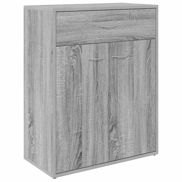 vidaXL Buffet Sonoma gris 60x30x75 cm Bois d'ing&eacute;nierie