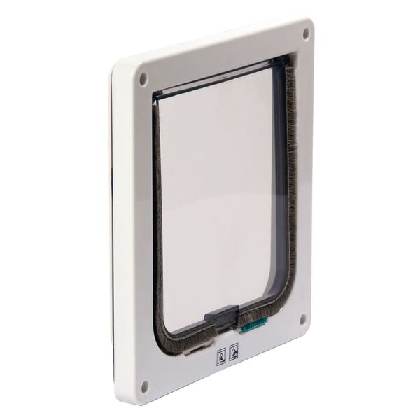 Karlie Chati&egrave;re verrouillable &agrave; 2 voies Porta 19,2x5x20 cm Blanc