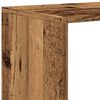 vidaXL &Eacute;tag&egrave;re s&eacute;paratrice de pi&egrave;ce &agrave; 3 niveaux vieux bois 99x29x99 cm