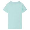 T-shirt pour enfants menthe clair 92