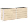 vidaXL Jardini&egrave;re Ivoire 195 x 50 x 75 cm Acier galvanis&eacute;