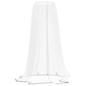 vidaXL Moustiquaire pour parasol 220 maille blanc &Phi;330x250 cm