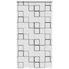 vidaXL Store enrouleur de douche avec cassette largeur du tissu 126 cm