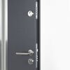 vidaXL Porte d'entr&eacute;e Anthracite 110x207,5 cm aluminium