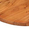 vidaXL Dessus de table 100x40x2,5 cm ovale bois massif d'acacia
