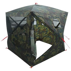 vidaXL Tente de Chasse avec toit Camouflage 143 x 143 x 165 cm