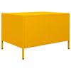 vidaXL Meuble TV jaune moutarde 68x50x43,5 cm acier laminé à froid
