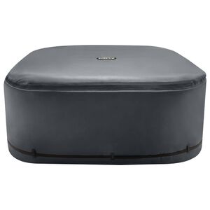 INTEX Housse de spa INTEX Gris fonc&eacute; 196 x 196 x 72 cm PVC et PU