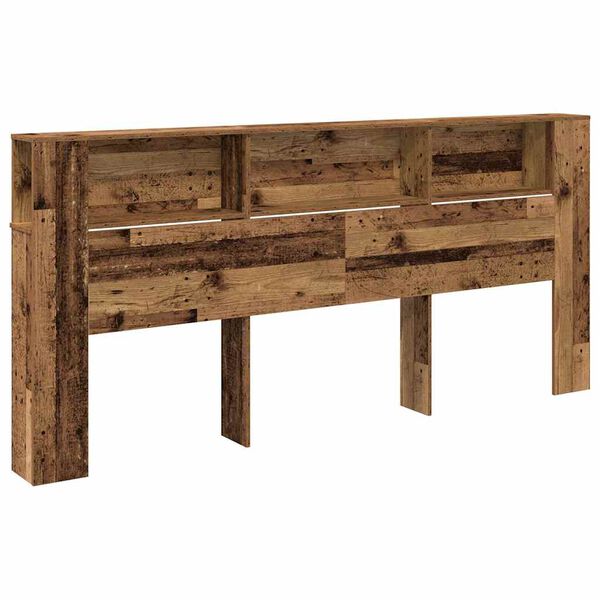 vidaXL Cabinet de T&ecirc;te de Lit 220 x 18,5 x 104,5 cm Bois d'ing&eacute;nierie