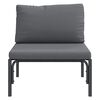 vidaXL Mobilier de jardin Anthracite 80 x 80 x 71 cm Acier