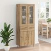 vidaXL Haut Armoire 2 pcs Ch&ecirc;ne artisanal Bois d'ing&eacute;nierie