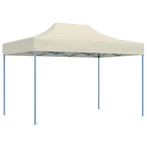 vidaXL Tente de f&ecirc;te 280 x 410 x 315 cm Cr&egrave;me Tissu Oxford