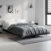 vidaXL Cadre de lit sans matelas noir 120x190 cm bois d'ing&eacute;nierie