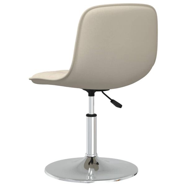 vidaXL Tabouret de bar Cr&egrave;me Tissu