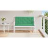 vidaXL Coussin de banc de jardin vert 120x(50+50)x7 cm tissu oxford