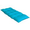 vidaXL Coussins de chaise à dossier haut lot de 2 turquoise