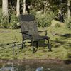 vidaXL Chaise de p&ecirc;che avec accoudoir pliable camouflage