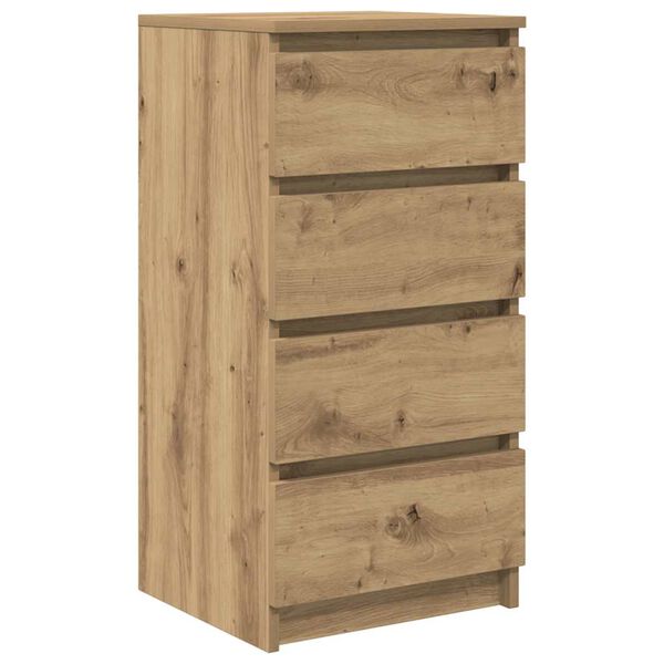 vidaXL Buffet ch&ecirc;ne artisanal 37,5x35x76 cm bois d'ing&eacute;nierie