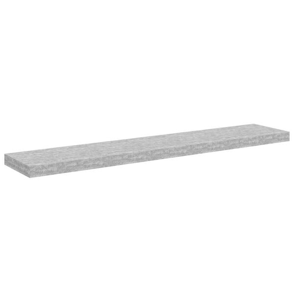 vidaXL &Eacute;tag&egrave;re murale flottante Gris b&eacute;ton 120x23,5x3,8 cm MDF