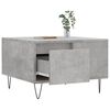 vidaXL Table basse gris b&eacute;ton 55x55x36,5 cm bois d'ing&eacute;nierie