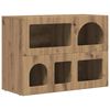vidaXL Buffet ELST Ch&ecirc;ne artisanal 80,5 x 35 x 59 cm Bois d'ing&eacute;nierie