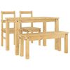 vidaXL Ensemble &agrave; manger PANAMA 4 pcs bois de pin massif