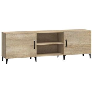 vidaXL Meuble TV ch&ecirc;ne sonoma 150x30x50 cm bois d'ing&eacute;nierie