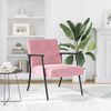 vidaXL fauteuil Rose 59 x 75 x 78 cm Velours