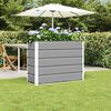 vidaXL Jardini&egrave;re Gris clair 100 x 40 x 75 cm Acier