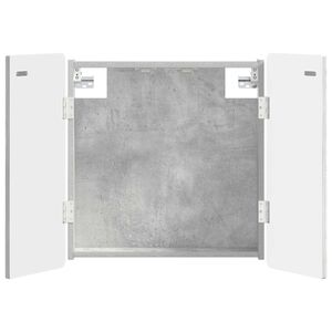vidaXL Cabinet pour cible ZWOLLE Gris b&eacute;ton 52,5 x 10,5 x 57,5 cm