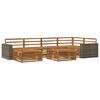 vidaXL Ensemble de canap&eacute;s d'ext&eacute;rieur 7 pcs Naturel